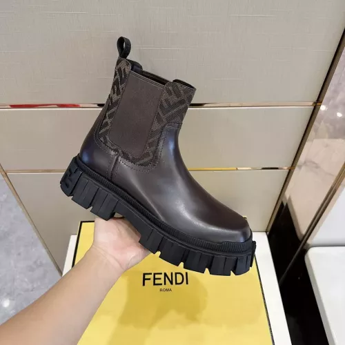 Replica Fendi Fashion Boots For Men #1283586 $165.00 USD for Wholesale