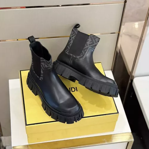 Wholesale Fendi Fashion Boots For Men #1283593 $165.00 USD, Wholesale Quality Replica Fendi Fashion Boots