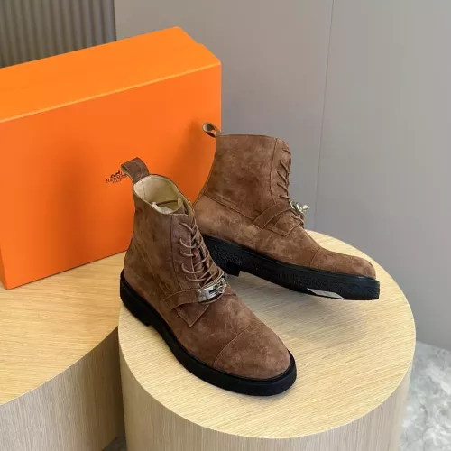 Wholesale Hermes Boots For Men #1283595 $170.00 USD, Wholesale Quality Replica Hermes Boots