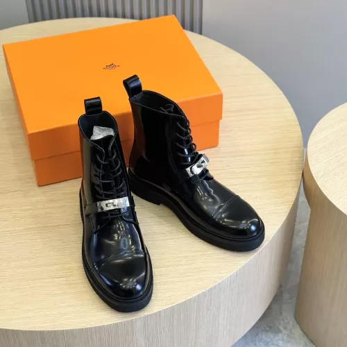 Replica Hermes Boots For Men #1283596 $170.00 USD for Wholesale