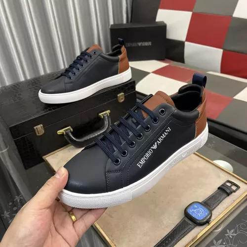 Replica Armani Casual Shoes For Men #1283597 $76.00 USD for Wholesale