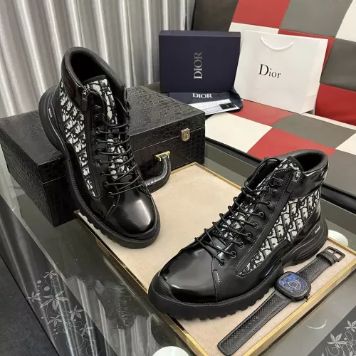 Replica Christian Dior Boots For Men #1283606 $98.00 USD for Wholesale