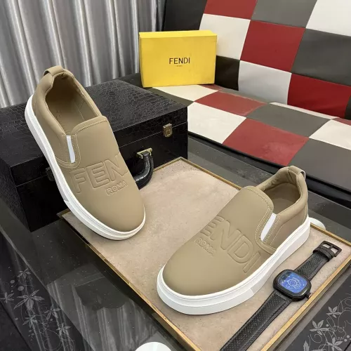 Wholesale Fendi Casual Shoes For Men #1283623 $76.00 USD, Wholesale Quality Replica Fendi Casual Shoes