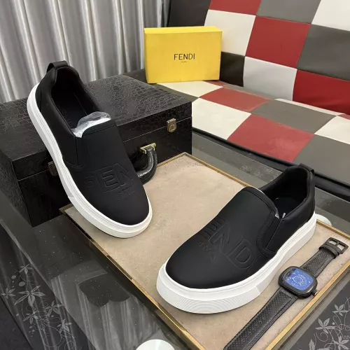 Wholesale Fendi Casual Shoes For Men #1283624 $76.00 USD, Wholesale Quality Replica Fendi Casual Shoes