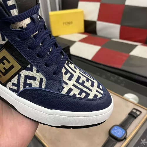 Replica Fendi High Tops Casual Shoes For Men #1283663 $80.00 USD for Wholesale