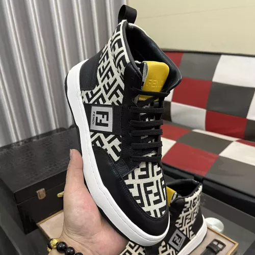 Replica Fendi High Tops Casual Shoes For Men #1283664 $80.00 USD for Wholesale