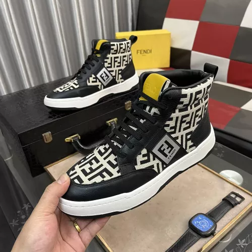 Replica Fendi High Tops Casual Shoes For Men #1283664 $80.00 USD for Wholesale