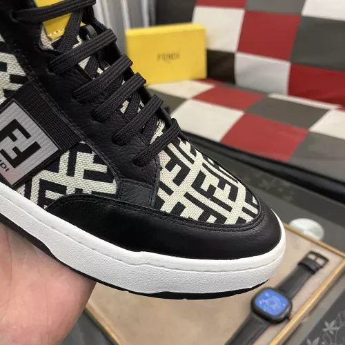 Replica Fendi High Tops Casual Shoes For Men #1283664 $80.00 USD for Wholesale