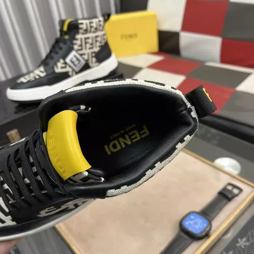 Replica Fendi High Tops Casual Shoes For Men #1283664 $80.00 USD for Wholesale