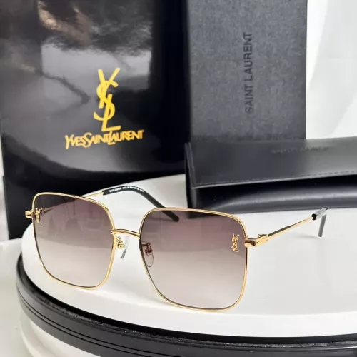 Wholesale Yves Saint Laurent YSL AAA Quality Sunglasses #1283850 $48.00 USD, Wholesale Quality Replica Yves Saint Laurent YSL AAA Quality Sunglasses