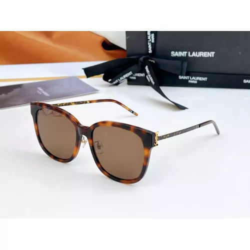 Wholesale Yves Saint Laurent YSL AAA Quality Sunglasses #1283858 $56.00 USD, Wholesale Quality Replica Yves Saint Laurent YSL AAA Quality Sunglasses