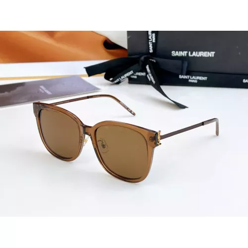 Wholesale Yves Saint Laurent YSL AAA Quality Sunglasses #1283859 $56.00 USD, Wholesale Quality Replica Yves Saint Laurent YSL AAA Quality Sunglasses