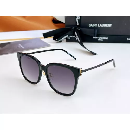 Wholesale Yves Saint Laurent YSL AAA Quality Sunglasses #1283861 $56.00 USD, Wholesale Quality Replica Yves Saint Laurent YSL AAA Quality Sunglasses