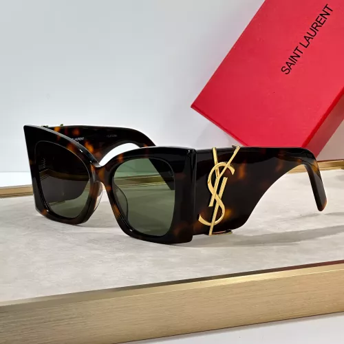 Wholesale Yves Saint Laurent YSL AAA Quality Sunglasses #1283874 $64.00 USD, Wholesale Quality Replica Yves Saint Laurent YSL AAA Quality Sunglasses