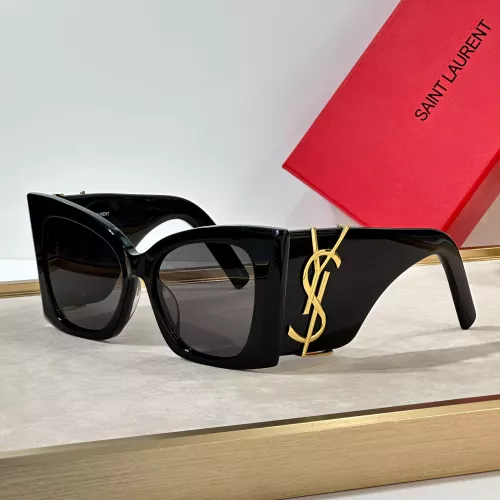 Wholesale Yves Saint Laurent YSL AAA Quality Sunglasses #1283876 $64.00 USD, Wholesale Quality Replica Yves Saint Laurent YSL AAA Quality Sunglasses