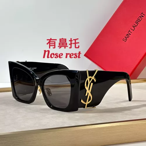 Wholesale Yves Saint Laurent YSL AAA Quality Sunglasses #1283877 $64.00 USD, Wholesale Quality Replica Yves Saint Laurent YSL AAA Quality Sunglasses