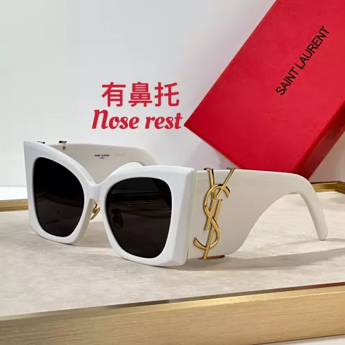 Wholesale Yves Saint Laurent YSL AAA Quality Sunglasses #1283878 $64.00 USD, Wholesale Quality Replica Yves Saint Laurent YSL AAA Quality Sunglasses