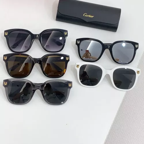 Replica Cartier AAA Quality Sunglassess #1283976 $45.00 USD for Wholesale