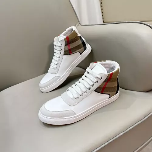 Wholesale Burberry High Tops Shoes For Men #1284079 $82.00 USD, Wholesale Quality Replica Burberry High Tops Shoes