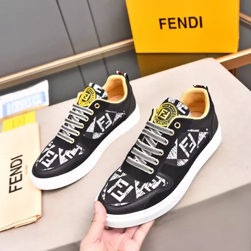 Wholesale Fendi Casual Shoes For Men #1284133 $76.00 USD, Wholesale Quality Replica Fendi Casual Shoes