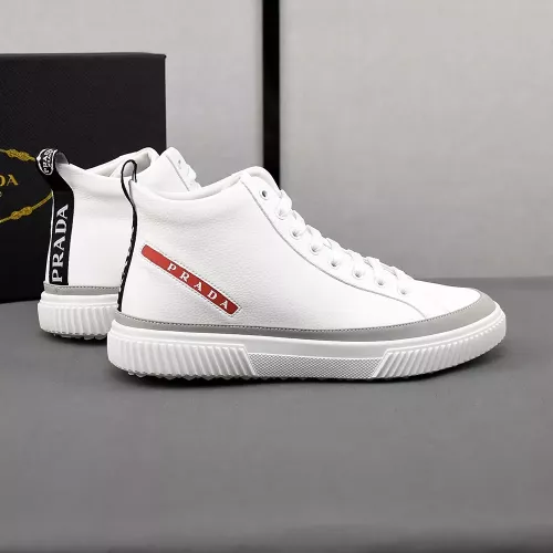 Replica Prada High Top Shoes For Men #1284226 $82.00 USD for Wholesale