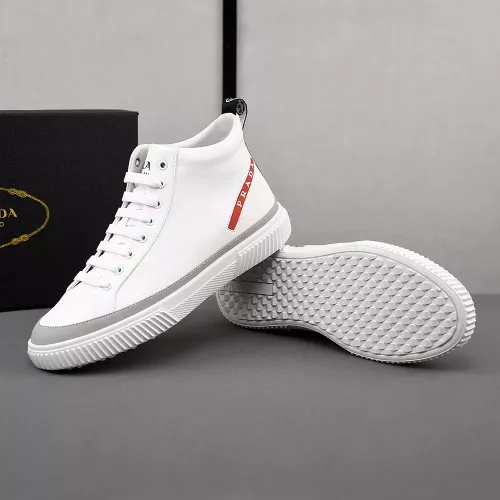 Replica Prada High Top Shoes For Men #1284226 $82.00 USD for Wholesale