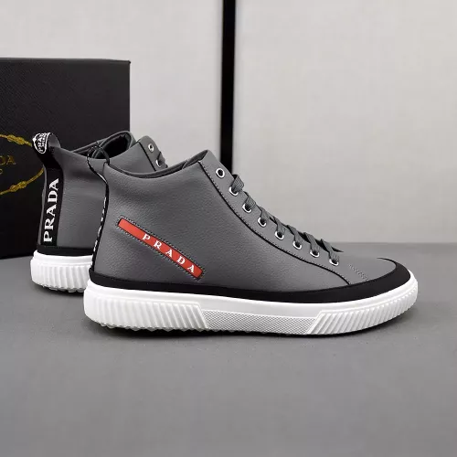 Replica Prada High Top Shoes For Men #1284227 $82.00 USD for Wholesale