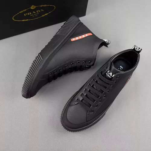 Replica Prada High Top Shoes For Men #1284228 $82.00 USD for Wholesale