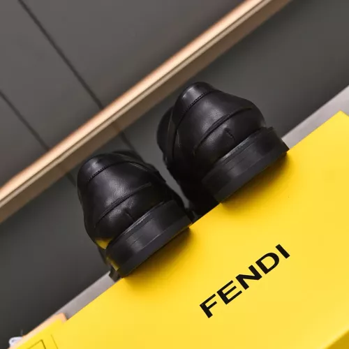 Replica Fendi Leather Shoes For Men #1284237 $92.00 USD for Wholesale