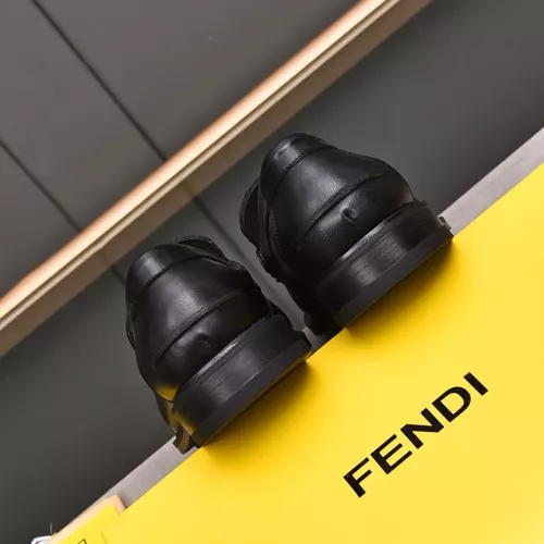 Replica Fendi Leather Shoes For Men #1284242 $92.00 USD for Wholesale