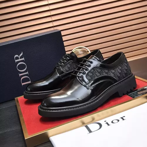 Wholesale Christian Dior Leather Shoes For Men #1284261 $118.00 USD, Wholesale Quality Replica Christian Dior Leather Shoes