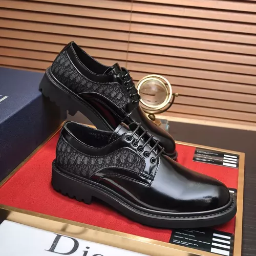 Replica Christian Dior Leather Shoes For Men #1284261 $118.00 USD for Wholesale