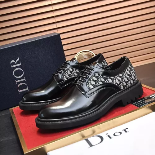 Wholesale Christian Dior Leather Shoes For Men #1284262 $118.00 USD, Wholesale Quality Replica Christian Dior Leather Shoes