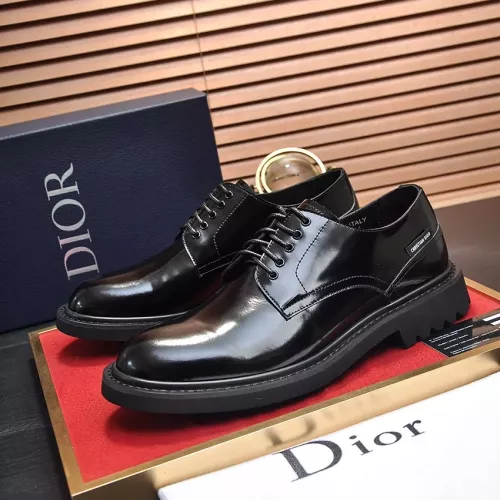 Wholesale Christian Dior Leather Shoes For Men #1284264 $122.00 USD, Wholesale Quality Replica Christian Dior Leather Shoes