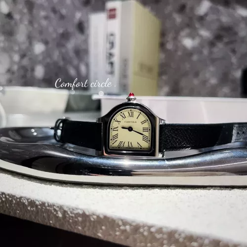 Replica Cartier AAA Quality Watches In Silver For Unisex #1284289 $112.00 USD for Wholesale