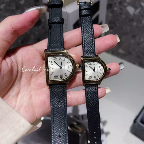 Wholesale Cartier AAA Quality Watches In Gold For Unisex #1284291 $112.00 USD, Wholesale Quality Replica Cartier AAA Quality Watches