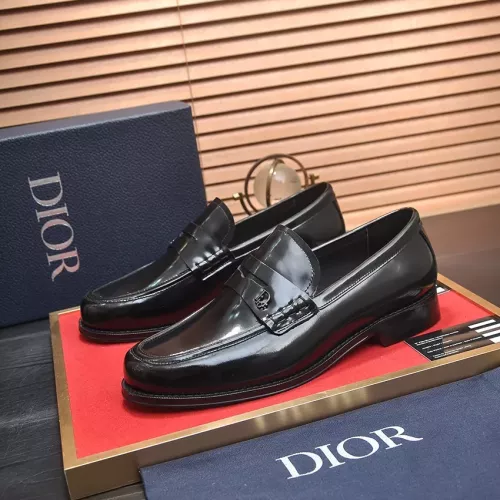 Wholesale Christian Dior Leather Shoes For Men #1284302 $105.00 USD, Wholesale Quality Replica Christian Dior Leather Shoes