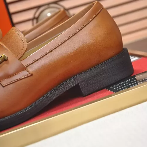 Replica Hermes Leather Shoes For Men #1284343 $88.00 USD for Wholesale