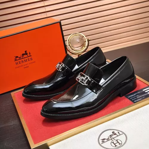 Wholesale Hermes Leather Shoes For Men #1284348 $88.00 USD, Wholesale Quality Replica Hermes Leather Shoes