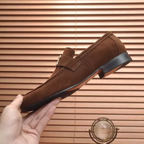 Replica Hermes Leather Shoes For Men #1284350 $96.00 USD for Wholesale