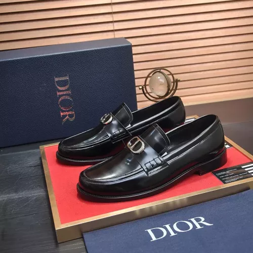 Wholesale Christian Dior Leather Shoes For Men #1284359 $98.00 USD, Wholesale Quality Replica Christian Dior Leather Shoes