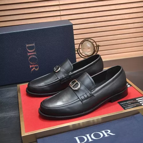 Wholesale Christian Dior Leather Shoes For Men #1284360 $98.00 USD, Wholesale Quality Replica Christian Dior Leather Shoes