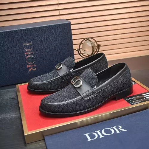 Wholesale Christian Dior Leather Shoes For Men #1284362 $98.00 USD, Wholesale Quality Replica Christian Dior Leather Shoes