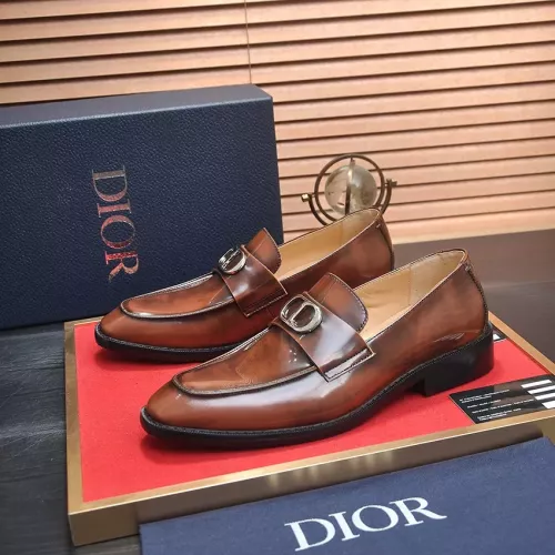 Wholesale Christian Dior Leather Shoes For Men #1284365 $112.00 USD, Wholesale Quality Replica Christian Dior Leather Shoes