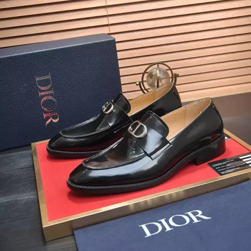 Wholesale Christian Dior Leather Shoes For Men #1284366 $112.00 USD, Wholesale Quality Replica Christian Dior Leather Shoes