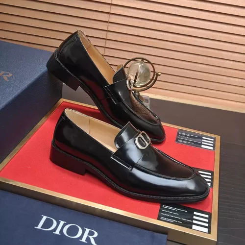 Replica Christian Dior Leather Shoes For Men #1284366 $112.00 USD for Wholesale