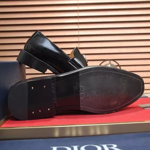 Replica Christian Dior Leather Shoes For Men #1284366 $112.00 USD for Wholesale