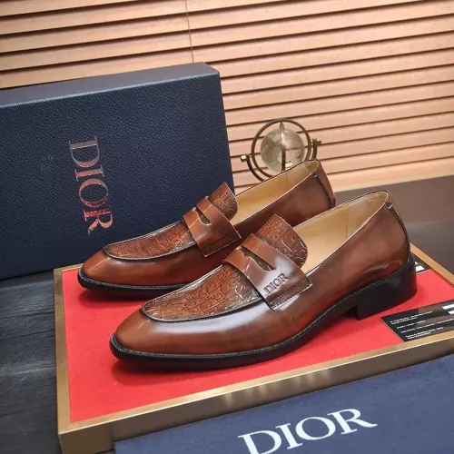 Wholesale Christian Dior Leather Shoes For Men #1284367 $112.00 USD, Wholesale Quality Replica Christian Dior Leather Shoes