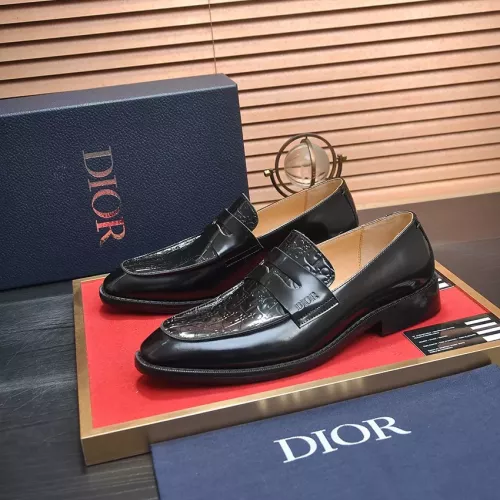 Wholesale Christian Dior Leather Shoes For Men #1284368 $112.00 USD, Wholesale Quality Replica Christian Dior Leather Shoes