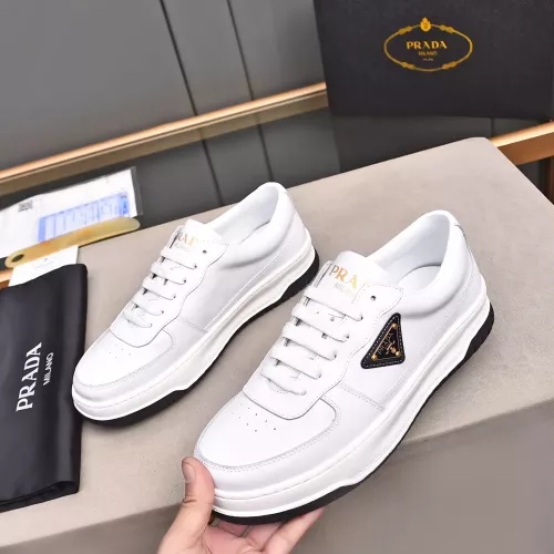 Wholesale Prada Casual Shoes For Men #1284385 $80.00 USD, Wholesale Quality Replica Prada Casual Shoes